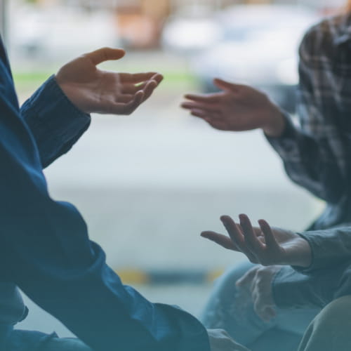 communication skills - people conversing